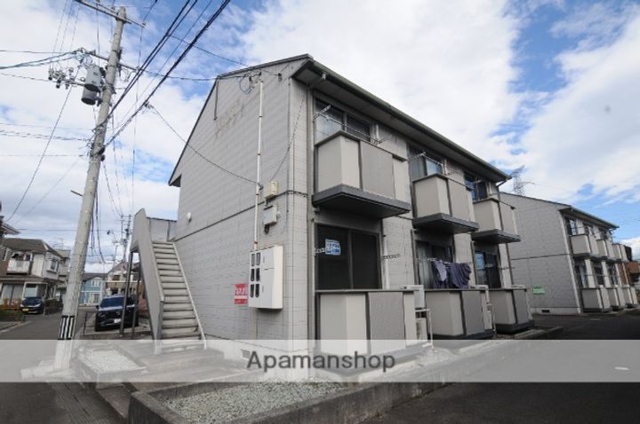 宮城県仙台市宮城野区中野字柳原の賃貸アパートの外観