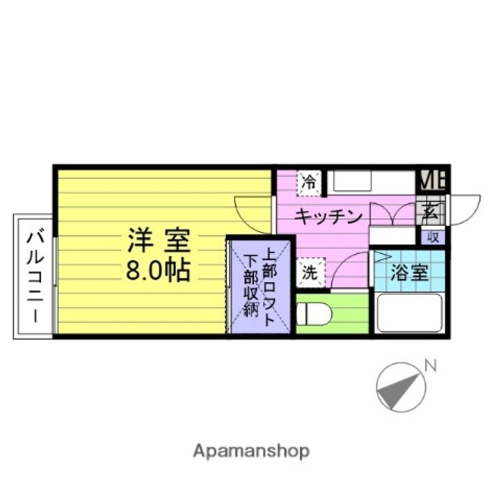 コンフォートタカノ102の間取り