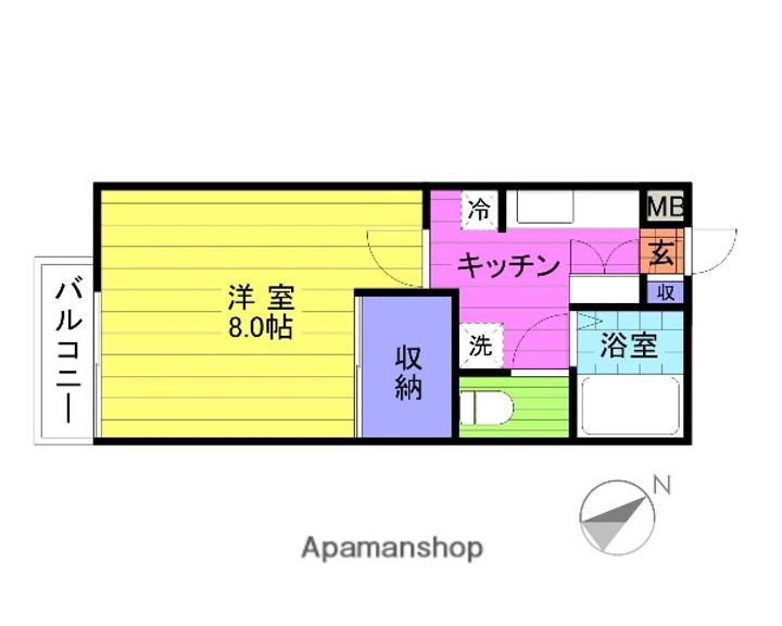コンフォートタカノの間取り
