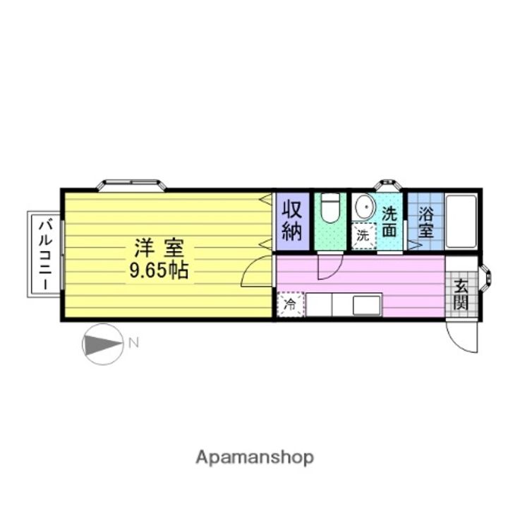 伊藤賃貸住宅W・Eの間取り