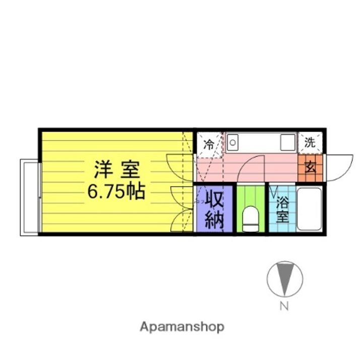 ソレイユ多賀城東B103の間取り
