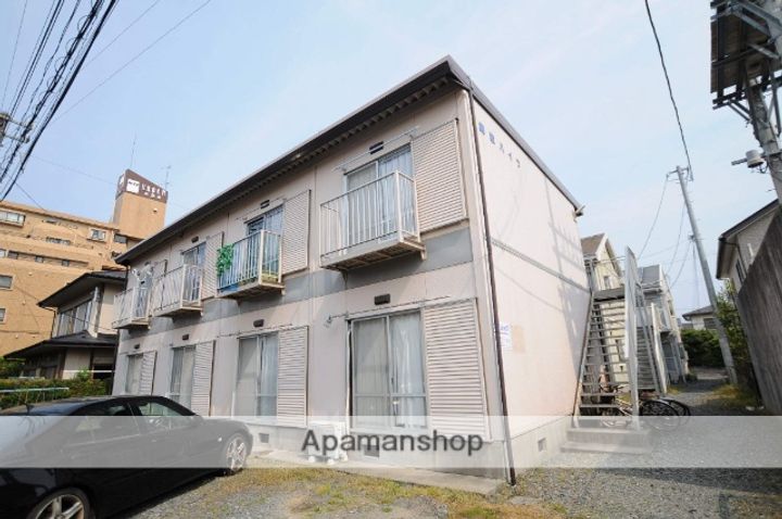 宮城県仙台市宮城野区栄4丁目の賃貸アパートの外観