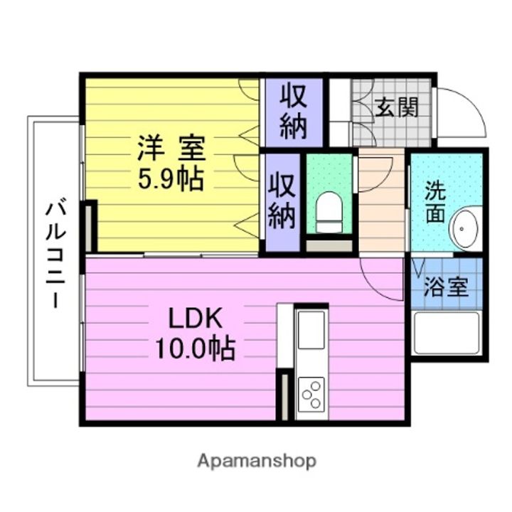 RM3 Cの間取り