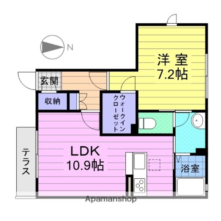 ショコラーデの間取り