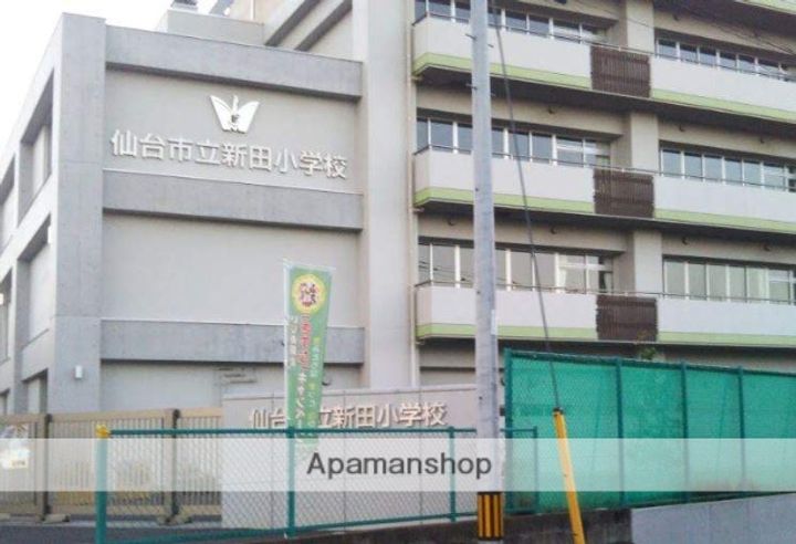 宮城県仙台市宮城野区新田2丁目の賃貸アパートの周辺