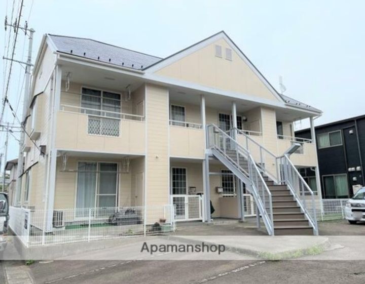 宮城県仙台市宮城野区高砂1丁目の賃貸アパートの外観