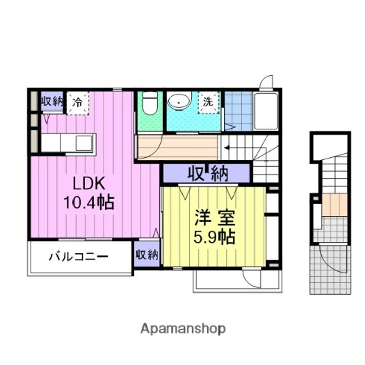 ル・シェル エトワーレ Ⅲの間取り
