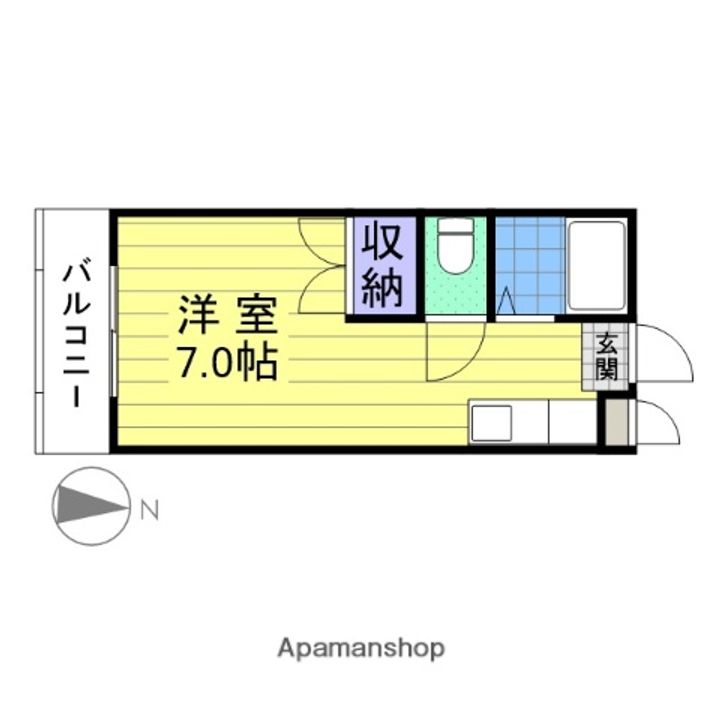 宮城県多賀城市中央1丁目の賃貸マンションの間取り