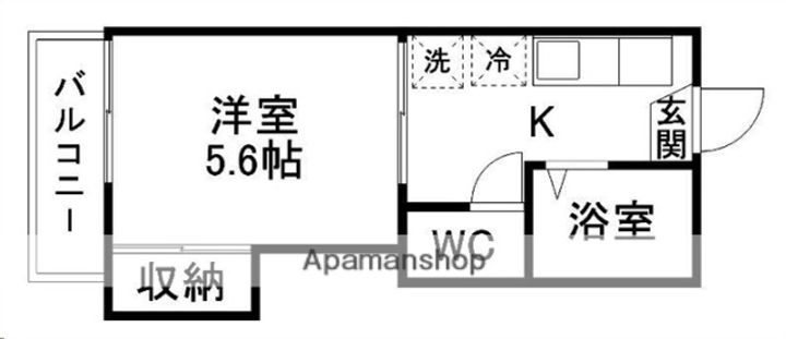 ドミール青葉203の間取り