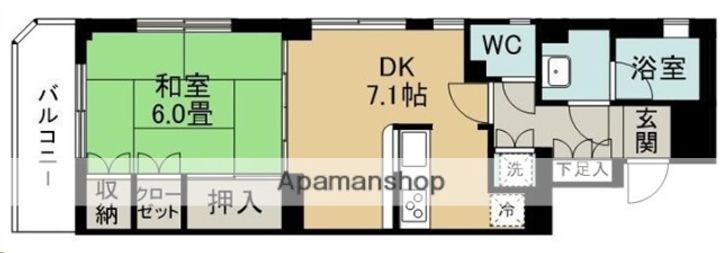 シャイン仙台柳生第1410の間取り