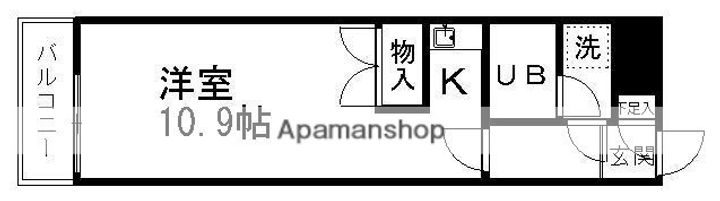 エスパシオ大町の間取り