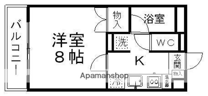 宮城県仙台市泉区七北田字杉ノ田の賃貸マンションの間取り