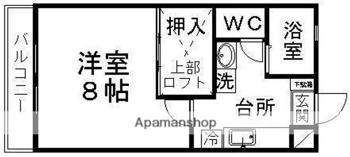 ティエラルージュB棟206の間取り