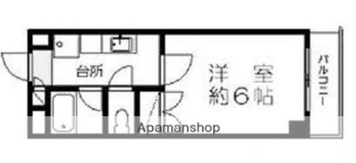 宮城県仙台市青葉区柏木1丁目の賃貸マンションの間取り