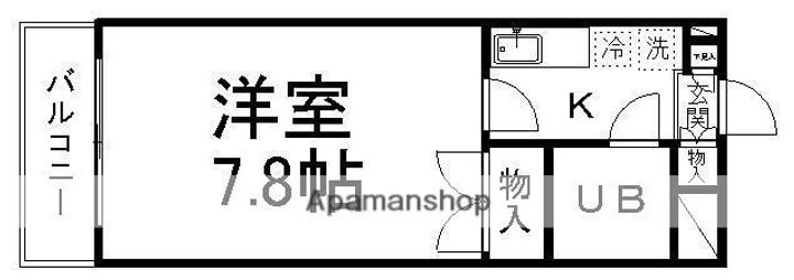コーポフレンド205の間取り