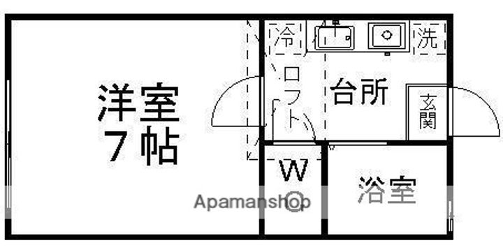 ピースフル東照宮102の間取り