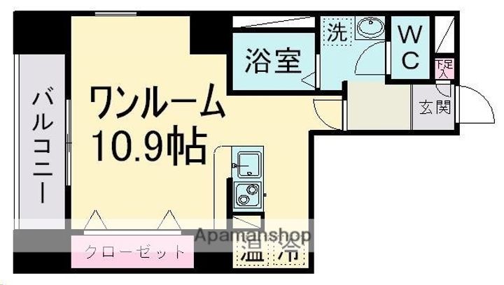 グラン・ドミール仙台駅東1009の間取り