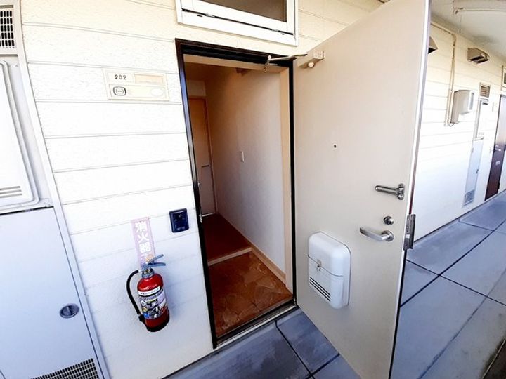 エルディム横山の玄関