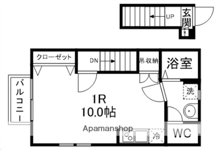 アセスト連坊203の間取り