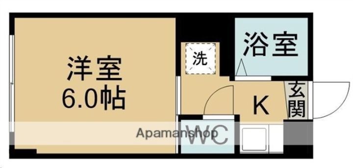 コーポ向山305の間取り