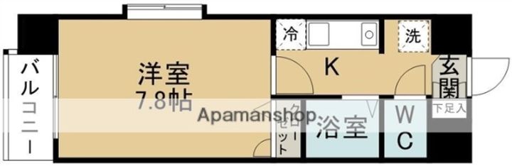 トライアムフ仙台703の間取り