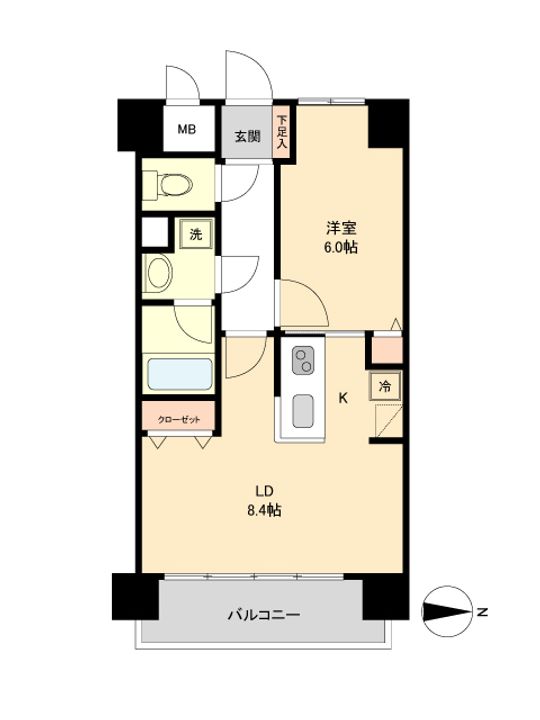 LA DOUCEUR青葉小田原の間取り