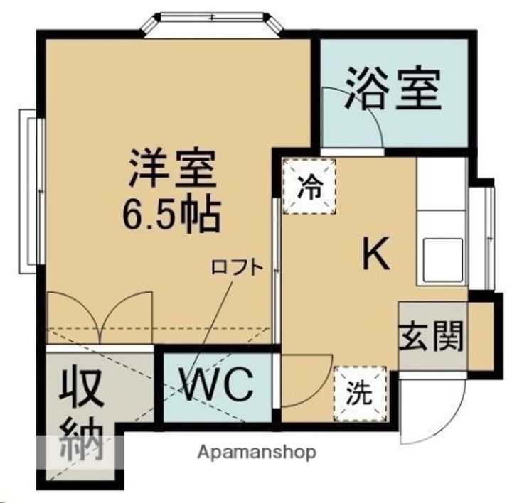 インテリジェント中江201の間取り