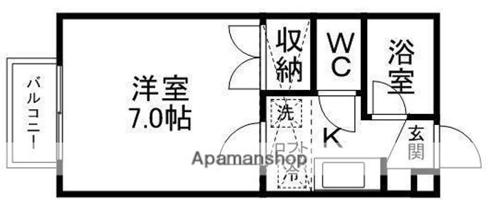 ロッゼリーナ103の間取り