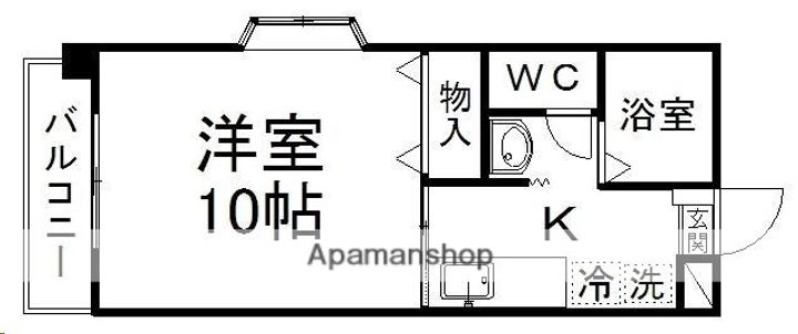 コート天神の間取り