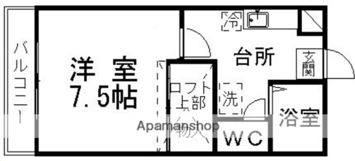 ピースフル市名坂の間取り