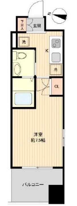 レジディア仙台上杉の間取り