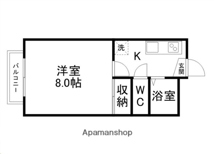 宮城県仙台市青葉区中山吉成3丁目の賃貸アパートの間取り