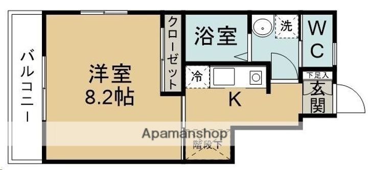 楽楽台原101の間取り