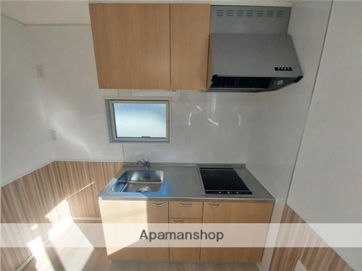 宮城県仙台市若林区五十人町の賃貸アパートのキッチン