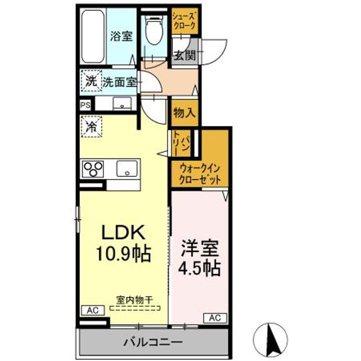 トータスの間取り