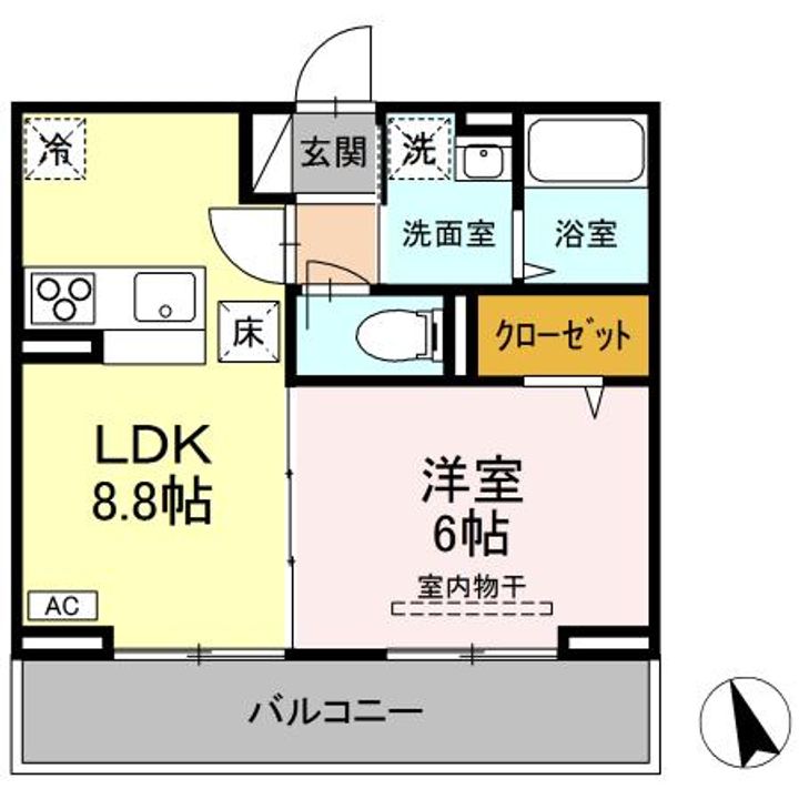 プレドフルールVの間取り