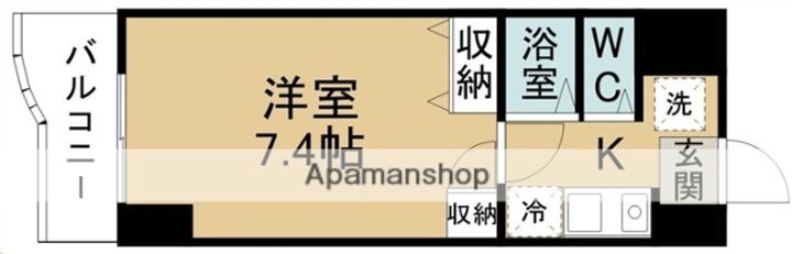 ランドマーク支倉605の間取り