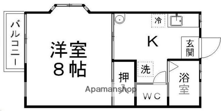 PALハイツ206の間取り