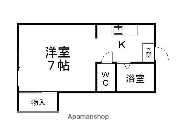 宮城県仙台市太白区泉崎1丁目の賃貸アパートの間取り