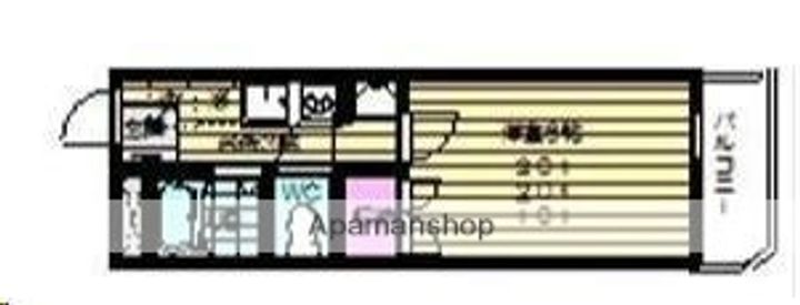 宮城県仙台市青葉区川内三十人町の賃貸マンションの間取り