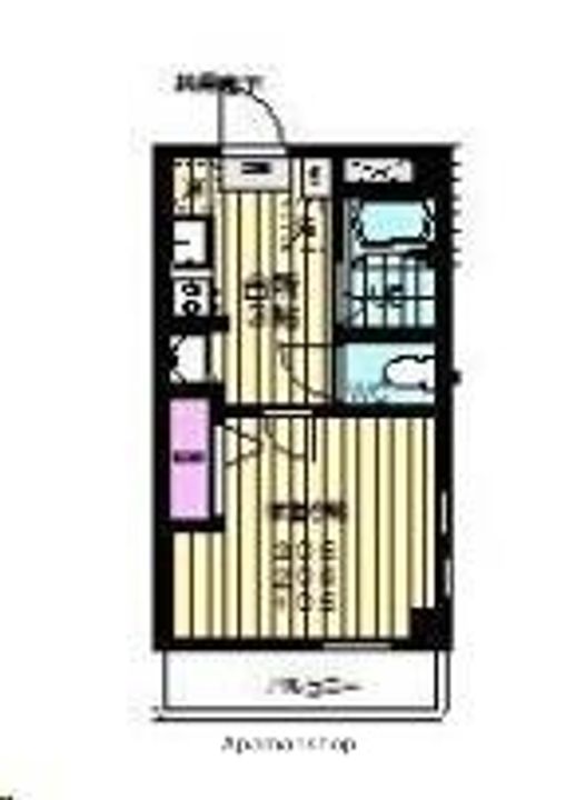宮城県仙台市青葉区川内三十人町の賃貸マンションの間取り