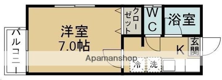 MSCコーポⅢ205の間取り