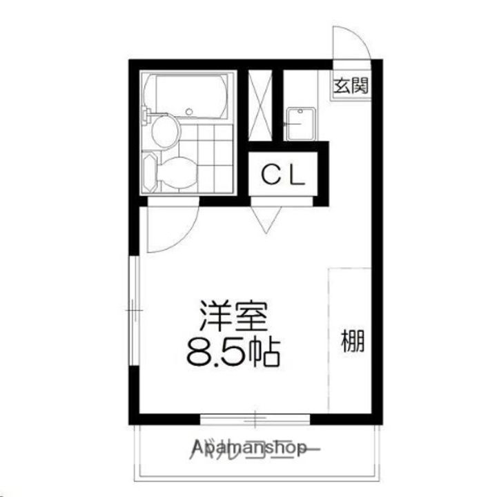 宮城県仙台市宮城野区福田町2丁目の賃貸マンションの間取り
