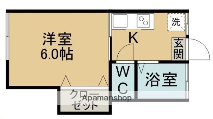 コーポ相沢103の間取り