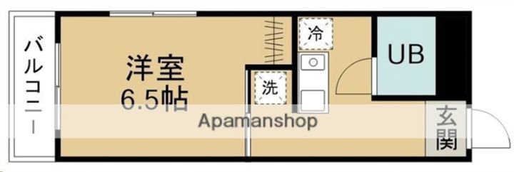 茨木ハイツ408の間取り