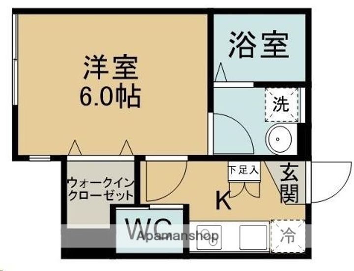 シンセーロ青葉町B棟202の間取り