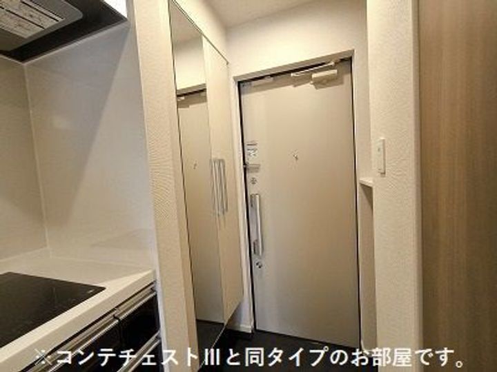 フェリシア南小泉の玄関