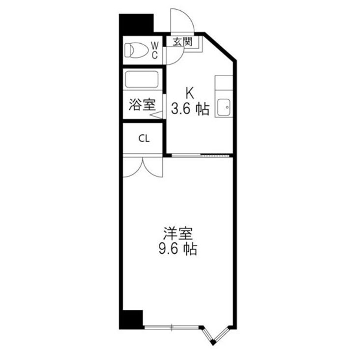 クレセントいづみ405の間取り