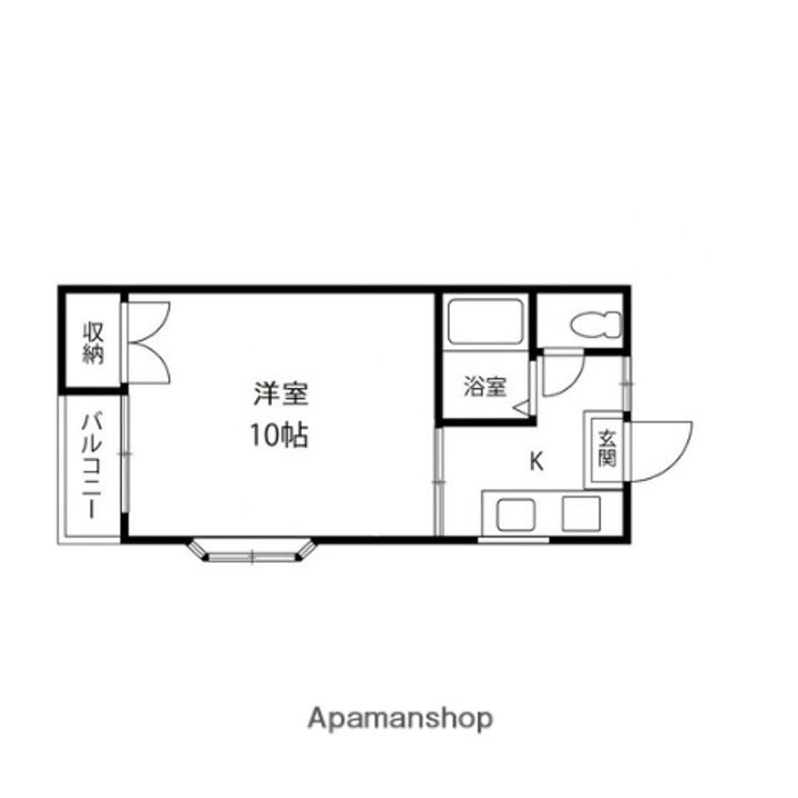 ハーヴィスト・ハウス201の間取り