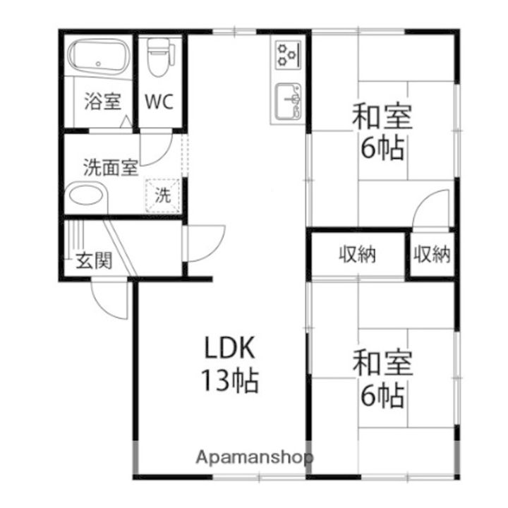 エトワールK102の間取り